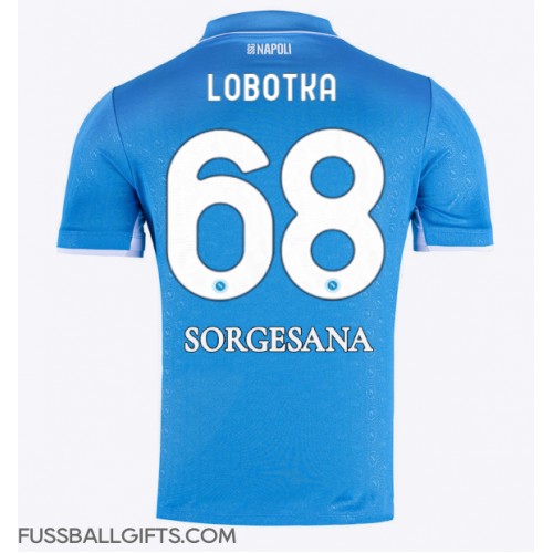 SSC Napoli Stanislav Lobotka #68 Fußballbekleidung Heimtrikot 2024-25 Kurzarm